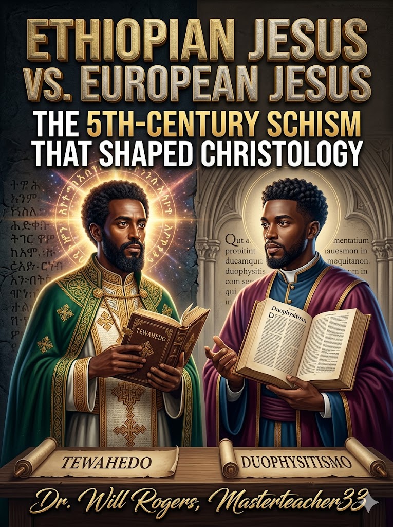 Ethiopian Jesus vs European Jesus — Free eBook by Dr. Will Rogers
