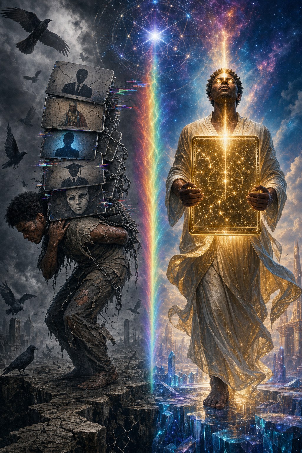Stolen Identity Cards vs. True Cosmic Identity Tablet